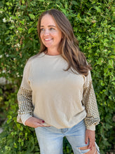 Gingham Oversized Dolman