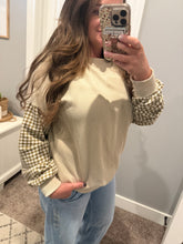 Gingham Oversized Dolman