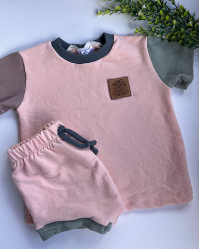 Pink Colorblock Set