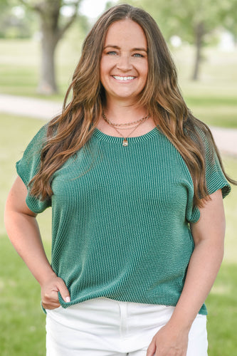 Hunter Green Dolman Tee