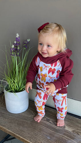 Red & Gold Bow Sweatshirt