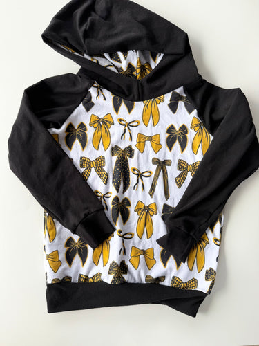Black & Gold Bow Sweatshirt