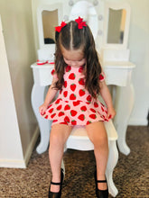 Peplum top and shorts girls set 